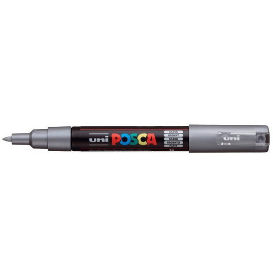 Posca Marker PC-1M Bullet Tip Silver