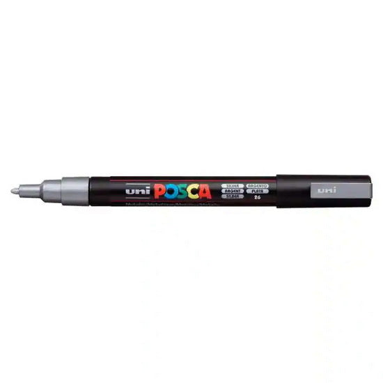 Marqueur posca conique pc-3m argent