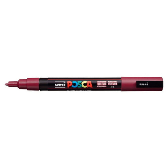 Marqueur posca conique pc-3m vin rouge