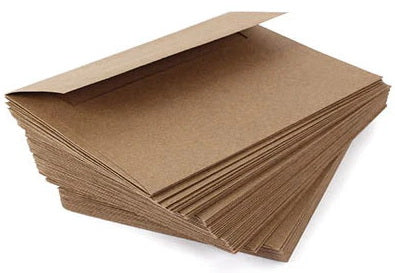 ENVELOPPES KRAFT 6,5 X 6,5 Pouces 25