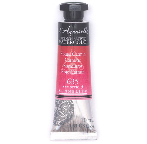 Watercolor tube - 10ml - carmine red - s3