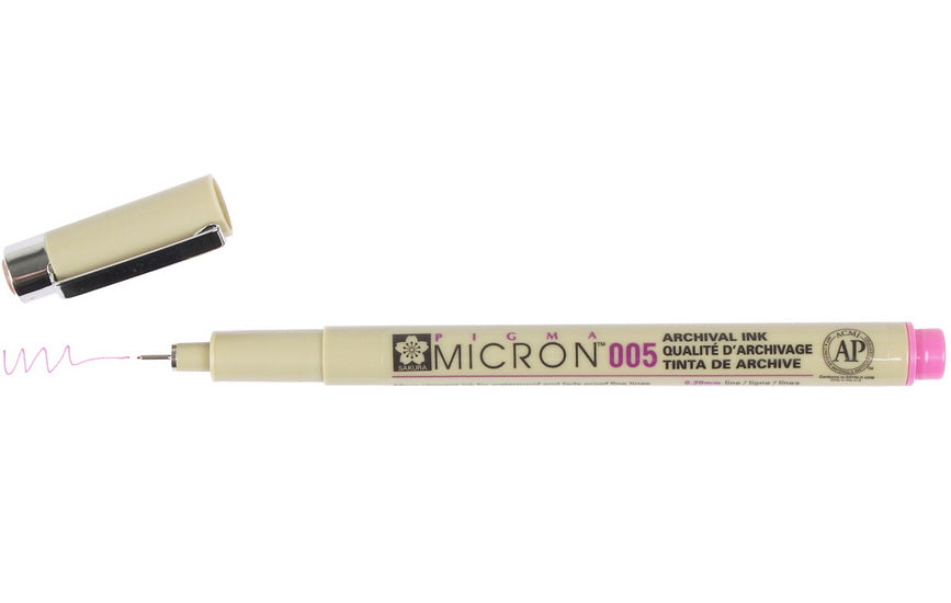 Stylo pigma micron 0.2mm rose