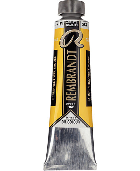 Huile rembrandt  jaune permanent moyen - 40mlsérie 3