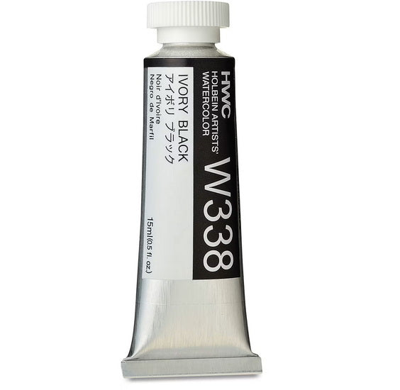 Aquarelle noir d'ivoire série a - 15ml