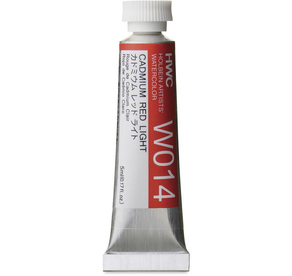 Aquarelle rouge de cadmium clair série e - 5ml