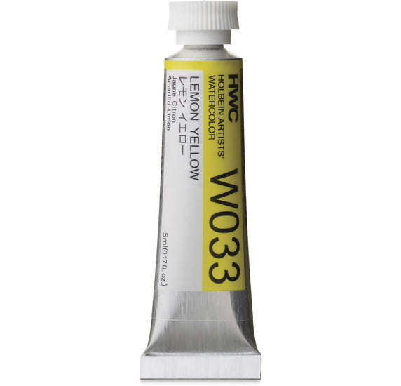 Aquarelle jaune citron série a - 5ml