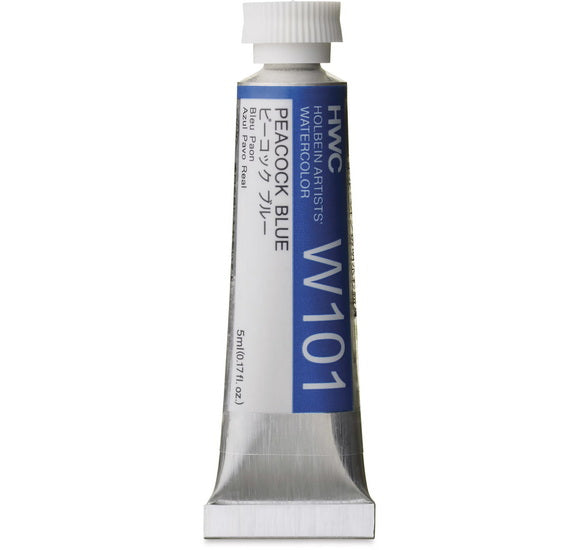 Aquarelle bleu paon série a - 5ml