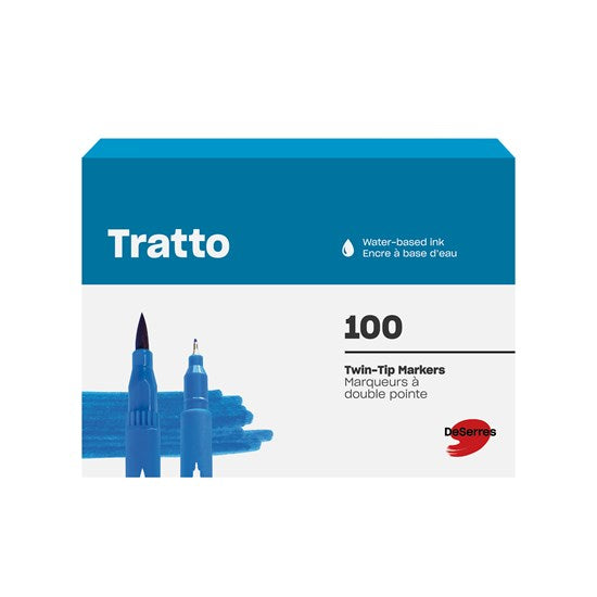 Tratto marqueurs pinceaux doubles(100)