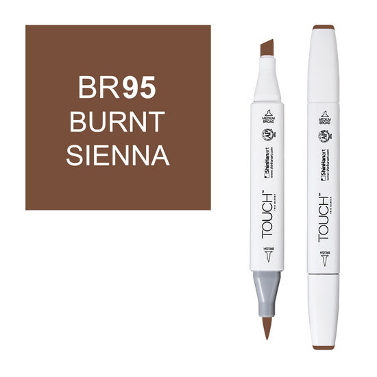 Marker touch brush burnt sienna