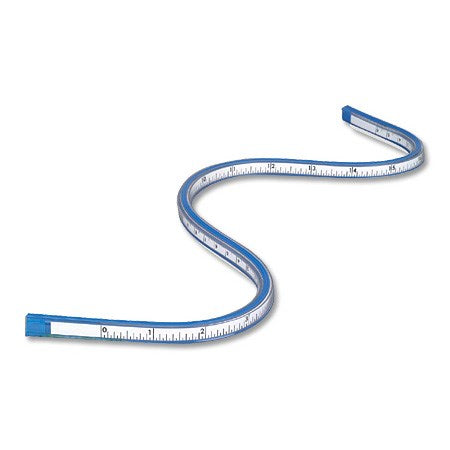 Courbe flexible graduée 24po