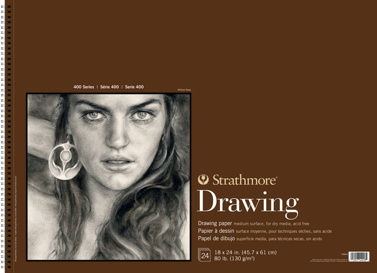 Drawing paper pad - 18x24in (24s)