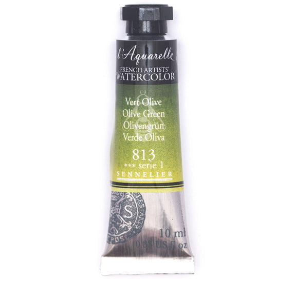 Watercolor tube - 10ml - olive green - s1