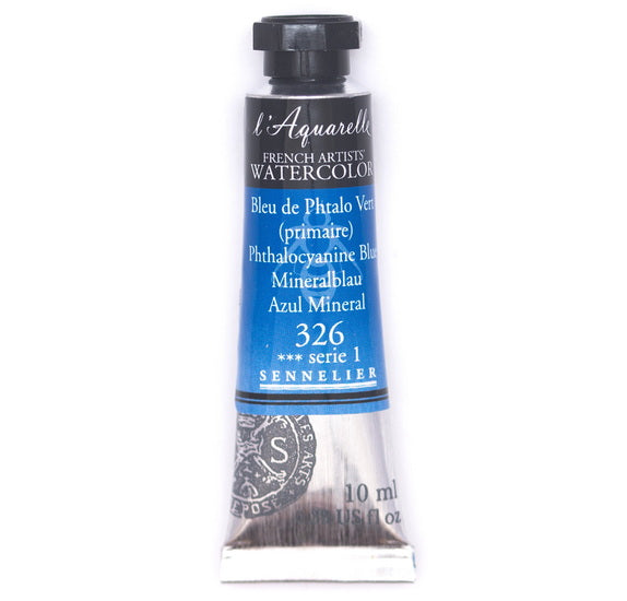Watercolor tube - 10ml - phthalo blue green shade - s1