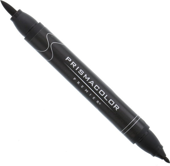 Premier Brush Tip Double Marker Black