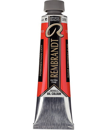 Huile rembrandt  rouge permanent pâle - 40ml série 3