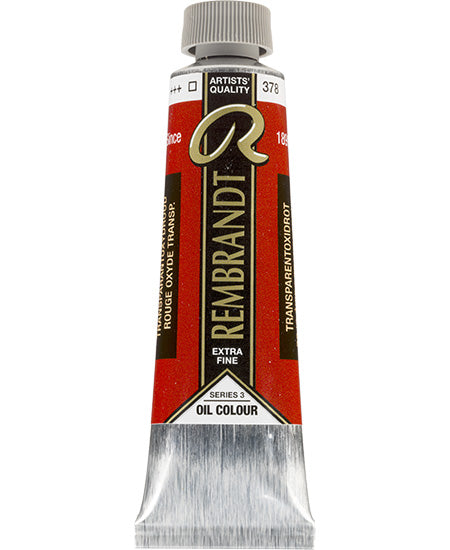 Huile rembrandt  rouge oxyde transparent - 40ml série 3