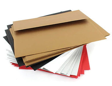 Paquet d’enveloppes unies - a7 - rouge