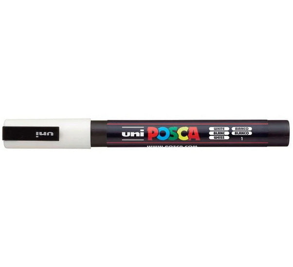 Marqueur posca conique pc-3m blanc