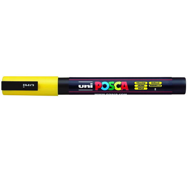 Marqueur posca conique pc-3m jaune