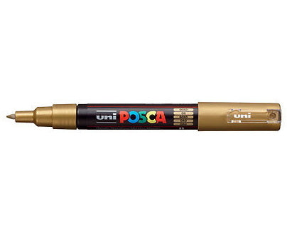 Marqueur posca conique pc-3m jaune vif