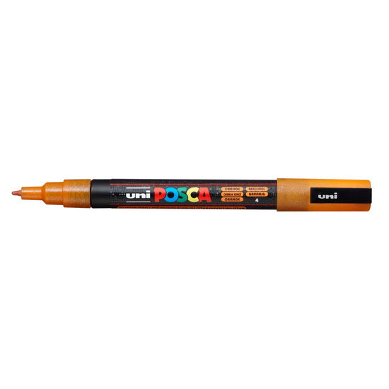 Marqueur posca conique pc-3m orange pailleté