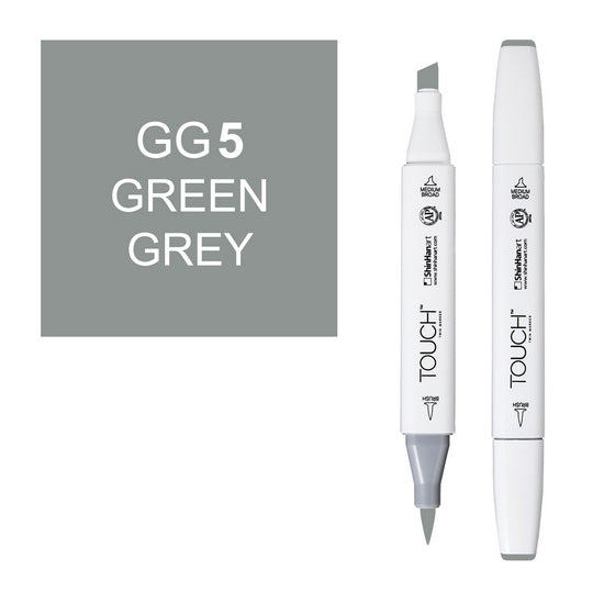 Touch Brush Marker Green Gray 5