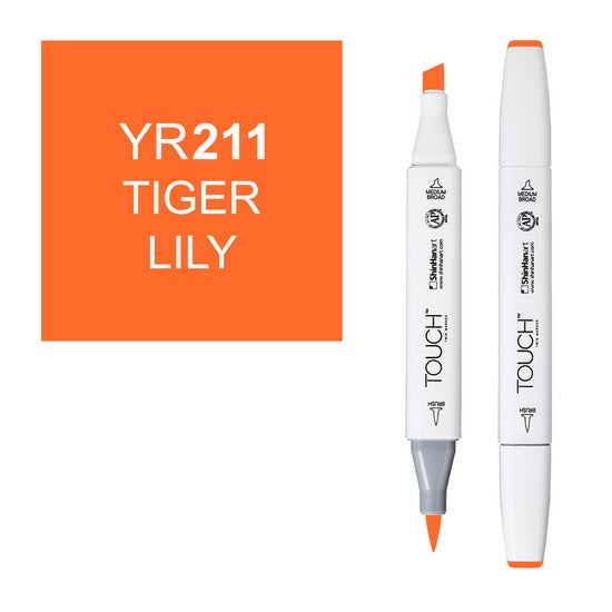 Marqueur touch pointe pinceau lys tigre