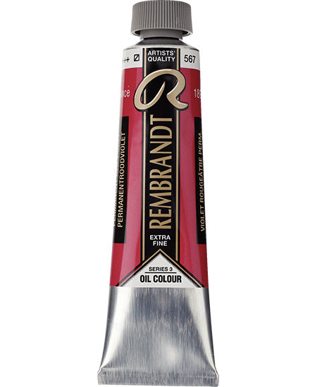 Huile rembrandt  violet rouge permanent - 40ml série 3