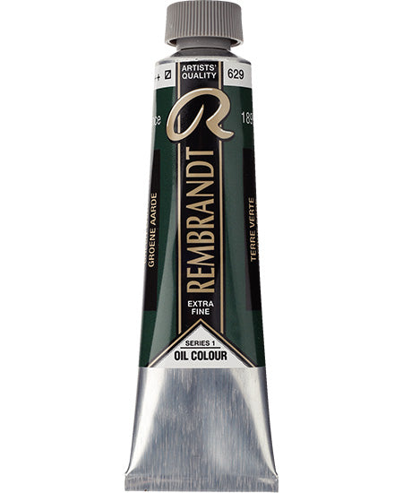 Huile rembrandt  terre verte - 40ml série 1