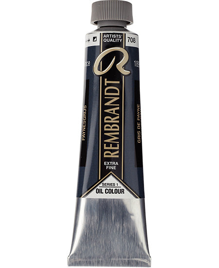 Huile rembrandt  gris de payne - 40ml série 1