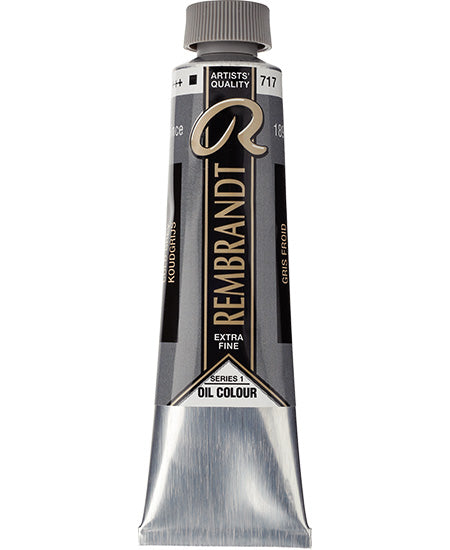Huile rembrandt  gris froid - 40ml série 1