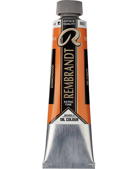 Huile rembrandt  or foncé - 40ml série 3