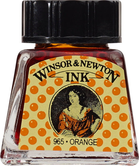 Encre à dessin orange - 14ml