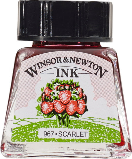 Encre à dessin ecarlate - 14ml