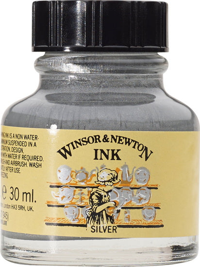 Encre à dessin argent - 30ml