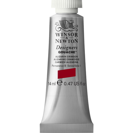 Gouache designer - 14ml - alizarine cramoisie - s1