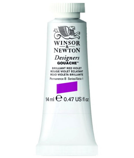 Gouache designer - 14ml - rouge/violet éclatant - s1