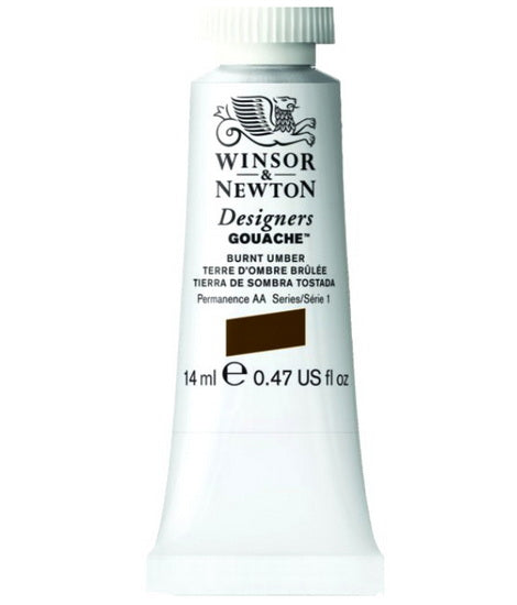 Gouache designer - 14ml - terre d'ombre brûlée - s1