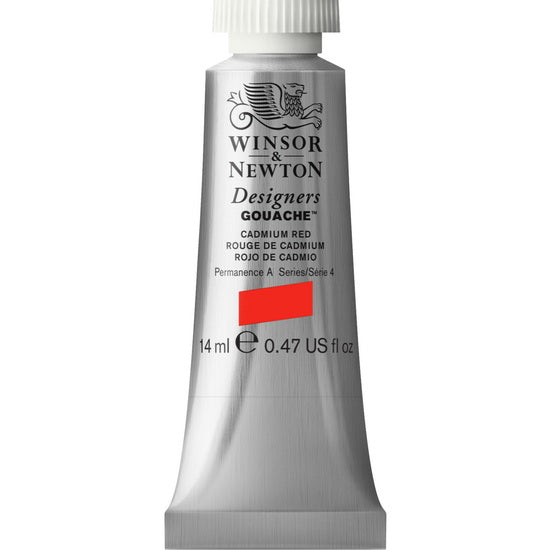 Gouache designer - 14ml - rouge de cadmium - s4