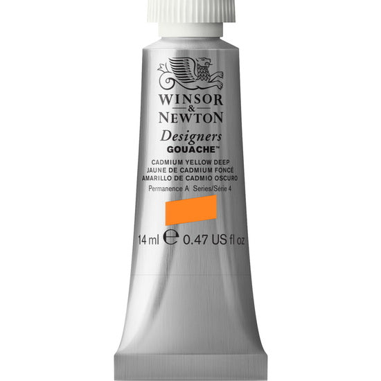 Gouache designer - 14ml - jaune de cadmium foncé - s4
