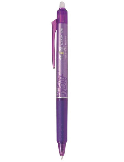 Stylo gel frixion rétractable mauve 0.5mm