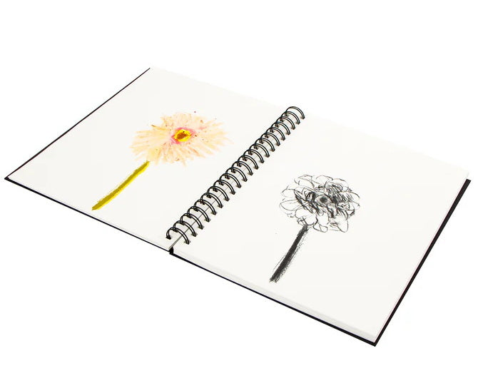 Spiral sketchbook - 110gsm - 9x12in (80s)