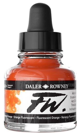 Encre acrylique - fw artists' - 29ml - orange fluorescent