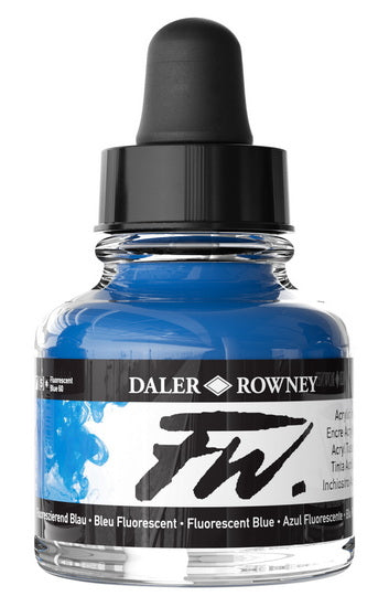 Acrylic ink - fw artists' - 29ml - fluorescent blue