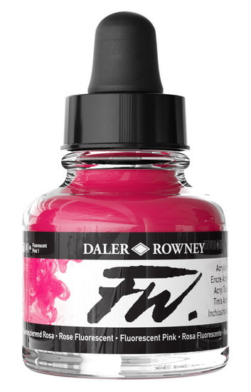 Encre acrylique - fw artists' - 29ml - rose fluorescent