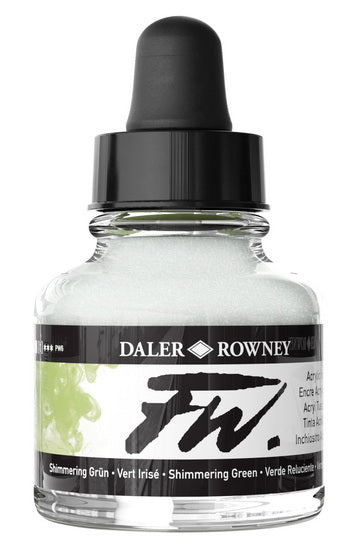 Encre acrylique - fw artists' - 29ml - vert scintillant