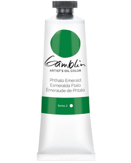 Huile émeraude phtalo - 37ml série 2