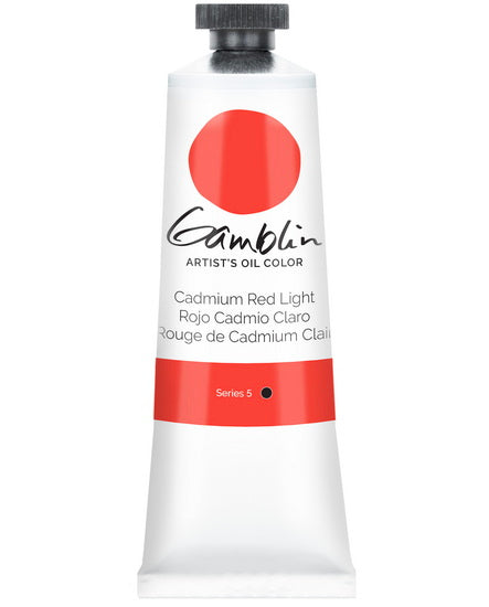 Huile rouge cadmium pâle - 37ml série 5