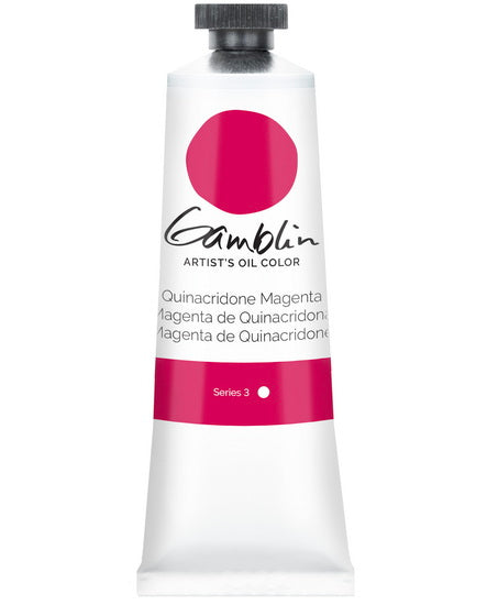 Huile magenta quinacridone - 37ml série 3