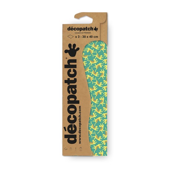 Printed Paper - Yellow Leopard